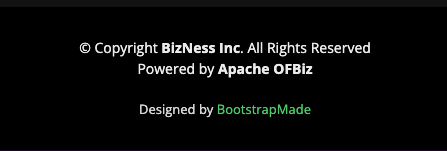 Image showing apache ofbiz